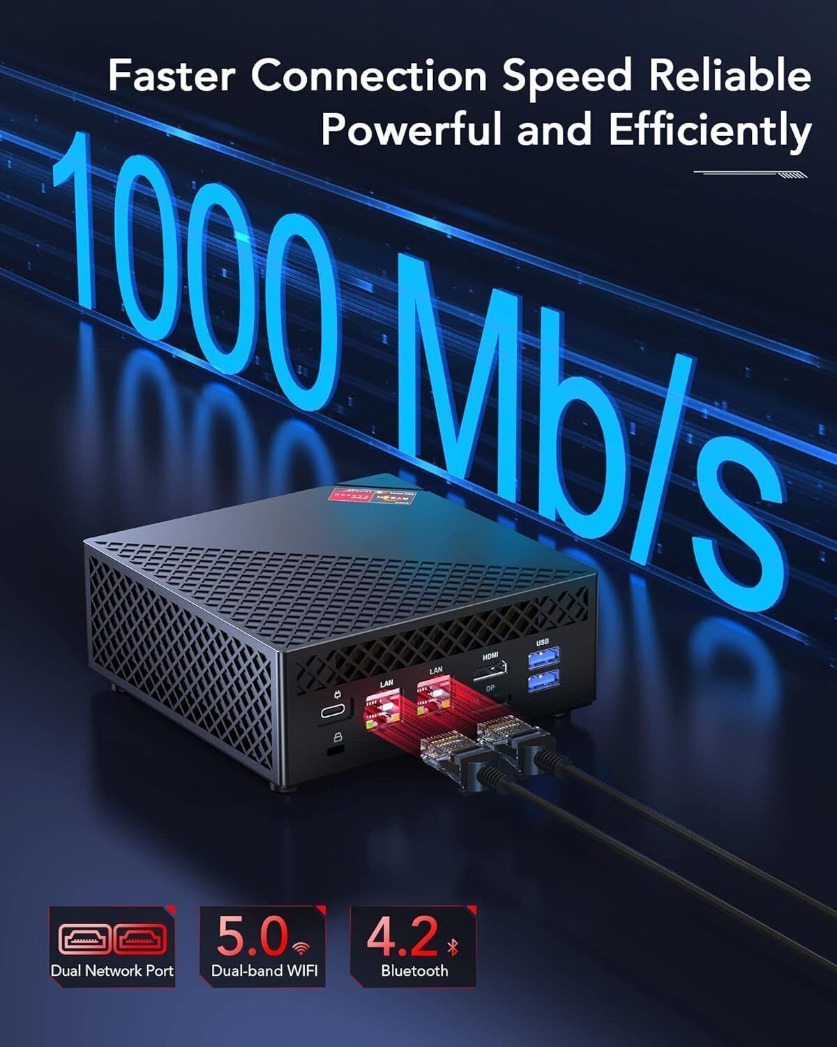 Неттоп NiPoGi AM06 Pro (634562469359) | ARAGO