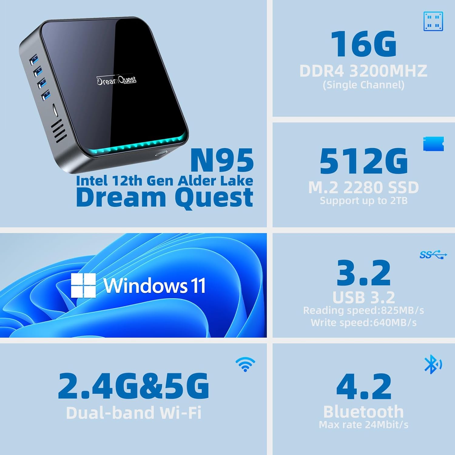 Неттоп DreamQuest Office (Z000000997909) | ARAGO