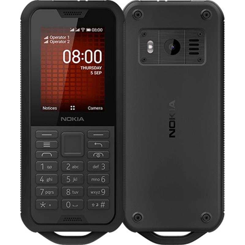 Мобильный телефон Nokia 800 Tough Dual Sim Black | ARAGO