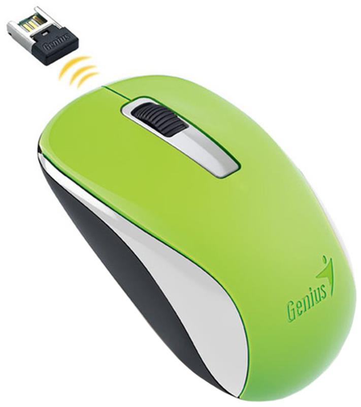 Мышь беспроводная Genius NX-7005 (31030013404) Green USB | ARAGO