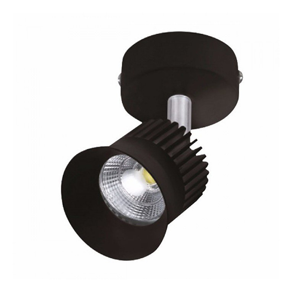 картинка Светильник-спот черный HOROZ BEYRUT 5W, LED, 320Lm, 4200K от магазина Компания+