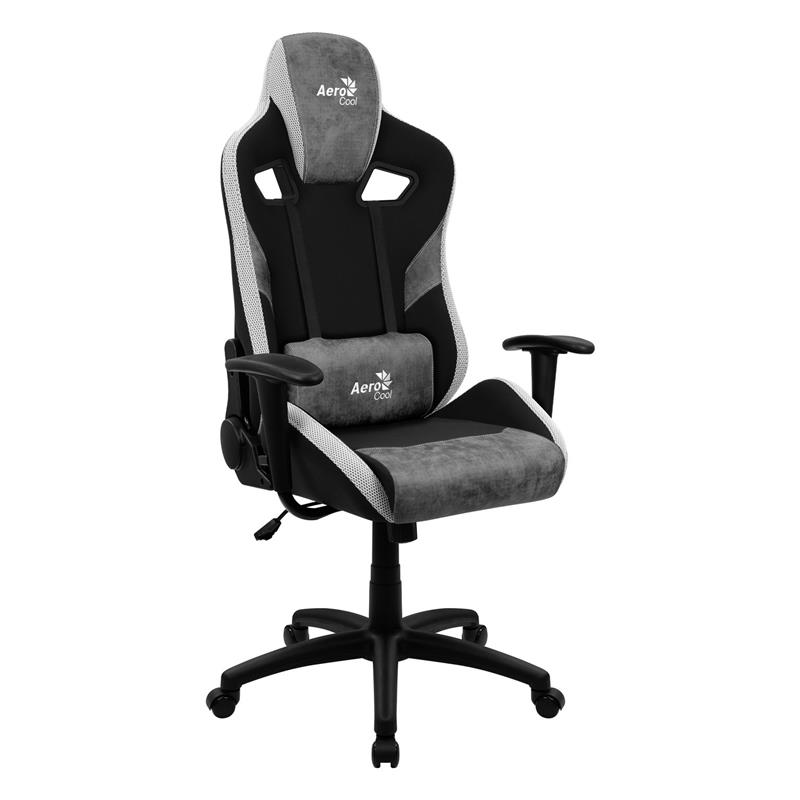 Кресло для геймеров Aerocool Count Stone Grey + 1 подушка | ARAGO
