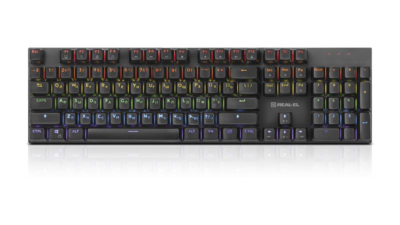 Клавіатура REAL-EL M 13 Grey USB | ARAGO
