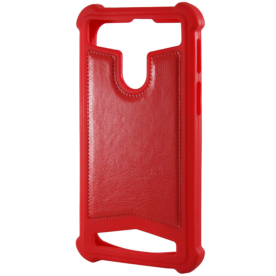 Накладка Leather Universal Case 4.5"-4,7" красный | ARAGO