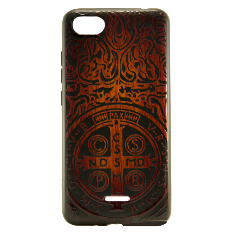 Силикон WOODEN VARNISH Huawei P Smart 2019 Cross | ARAGO