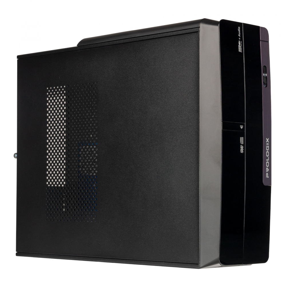 Корпус Prologix E106 Slim Black Door 400W | ARAGO
