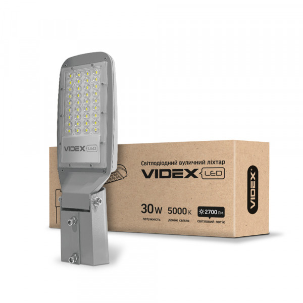 картинка LED вуличний ліхтар VIDEX (поворотний) 30W 5000K от магазина Компания+