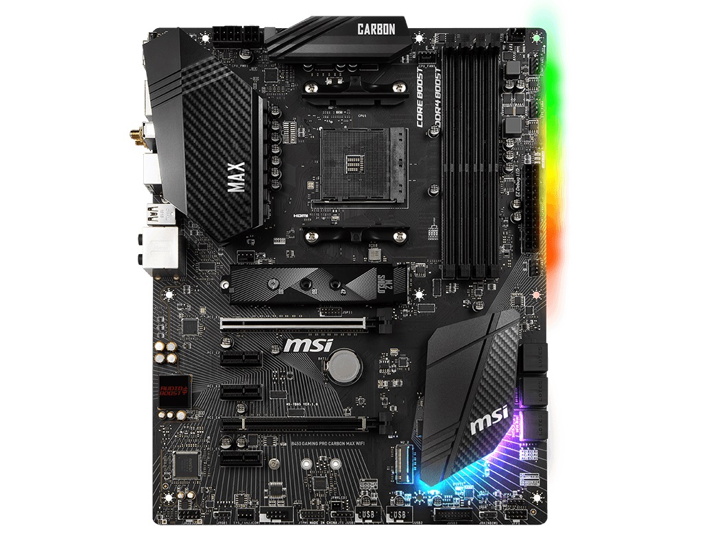 MSI B450 Gaming Pro Carbon Max Wi-Fi Socket AM4 | ARAGO