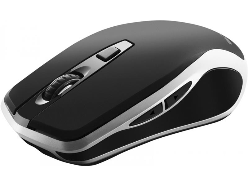 Мышь беспроводная Canyon CNS-CMSW19B Black/Silver USB | ARAGO