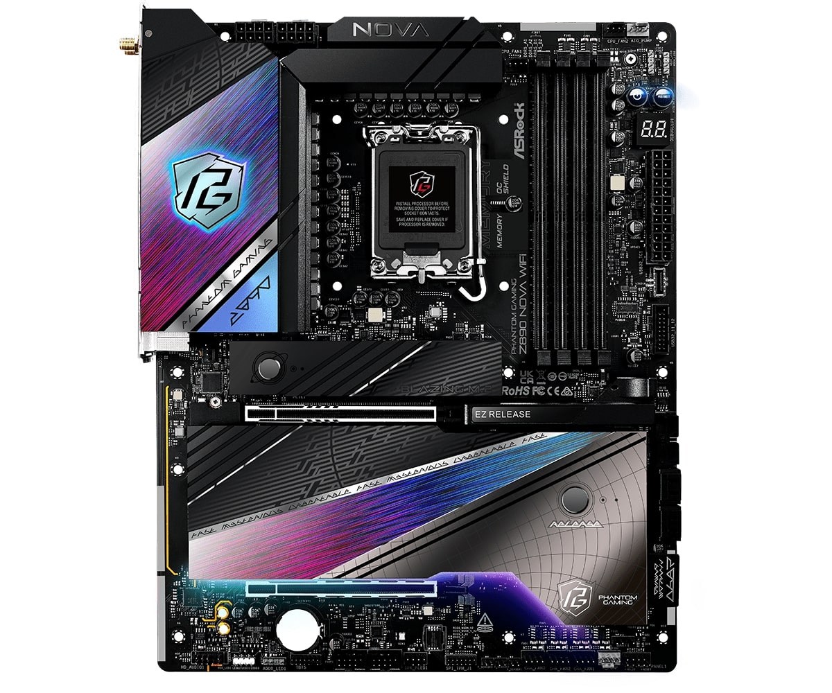 Материнська плата ASRock Z890 Nova WiFi Socket 1851 | ARAGO