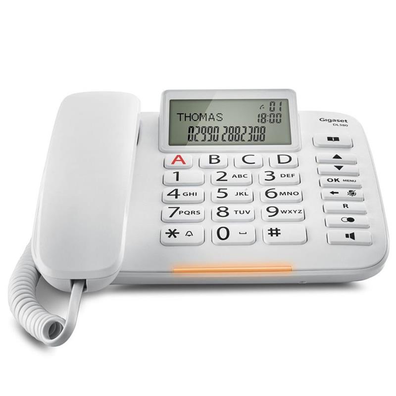 Провiдний телефон Gigaset DL380 IM White (S30350S217R102) | ARAGO