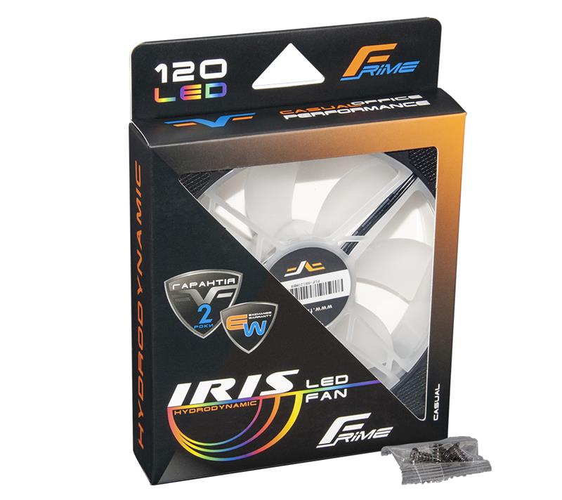 Вентилятор Frime Iris LED Fan Mid Blue (FLF-HB120MB8) | ARAGO