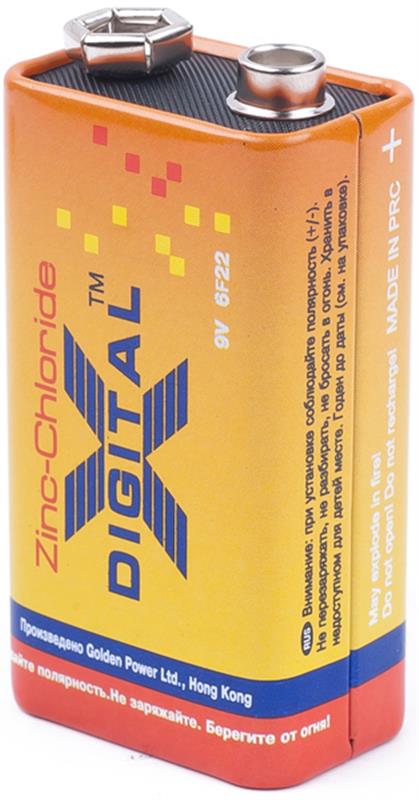 Батарейка X-Digital Longlife Krona/6F22 BL 1шт | ARAGO