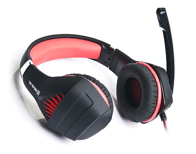Гарнитура REAL-EL GDX-7600 Black/Red | ARAGO