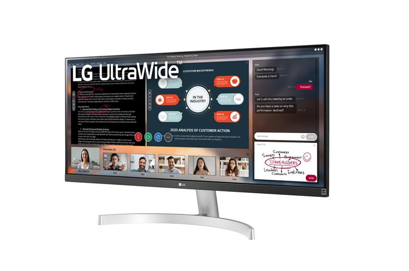 LG 29" UltraWide 29WN600-W IPS Black/Silver | ARAGO