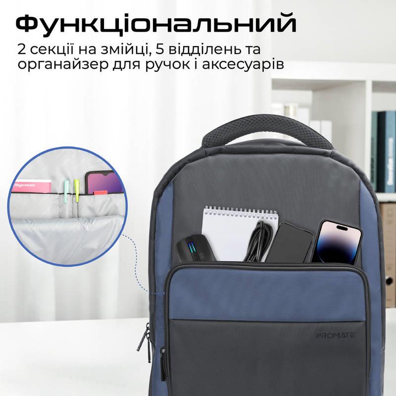 Рюкзак для ноутбука Promate Limber-BP Black | ARAGO