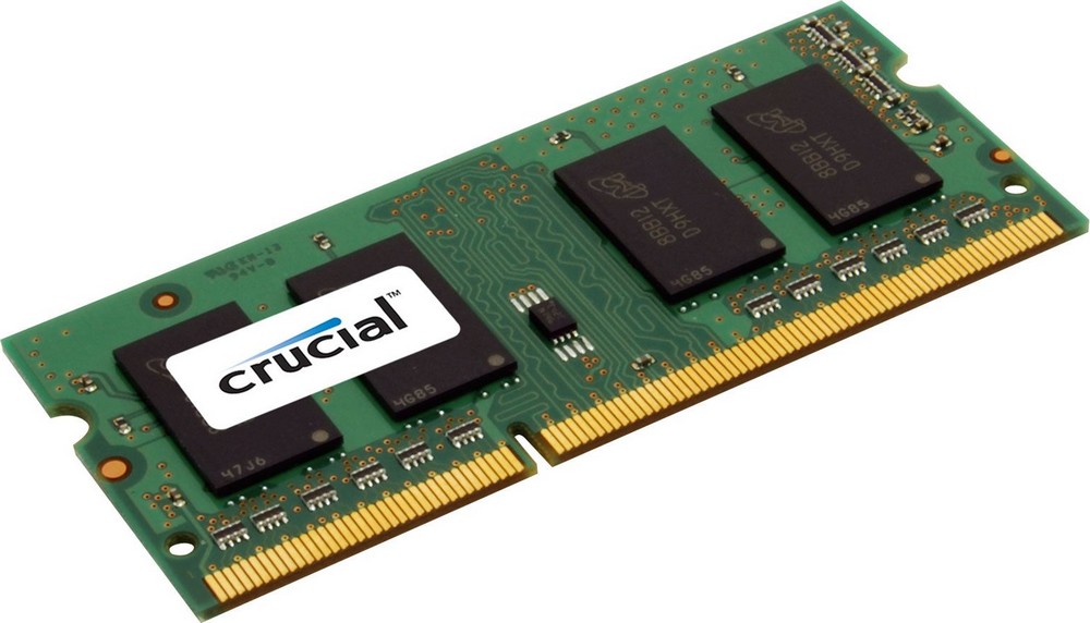 SO-DIMM 4GB/1600 1,35V DDR3L Crucial (CT51264BF160B) Refurbished | ARAGO
