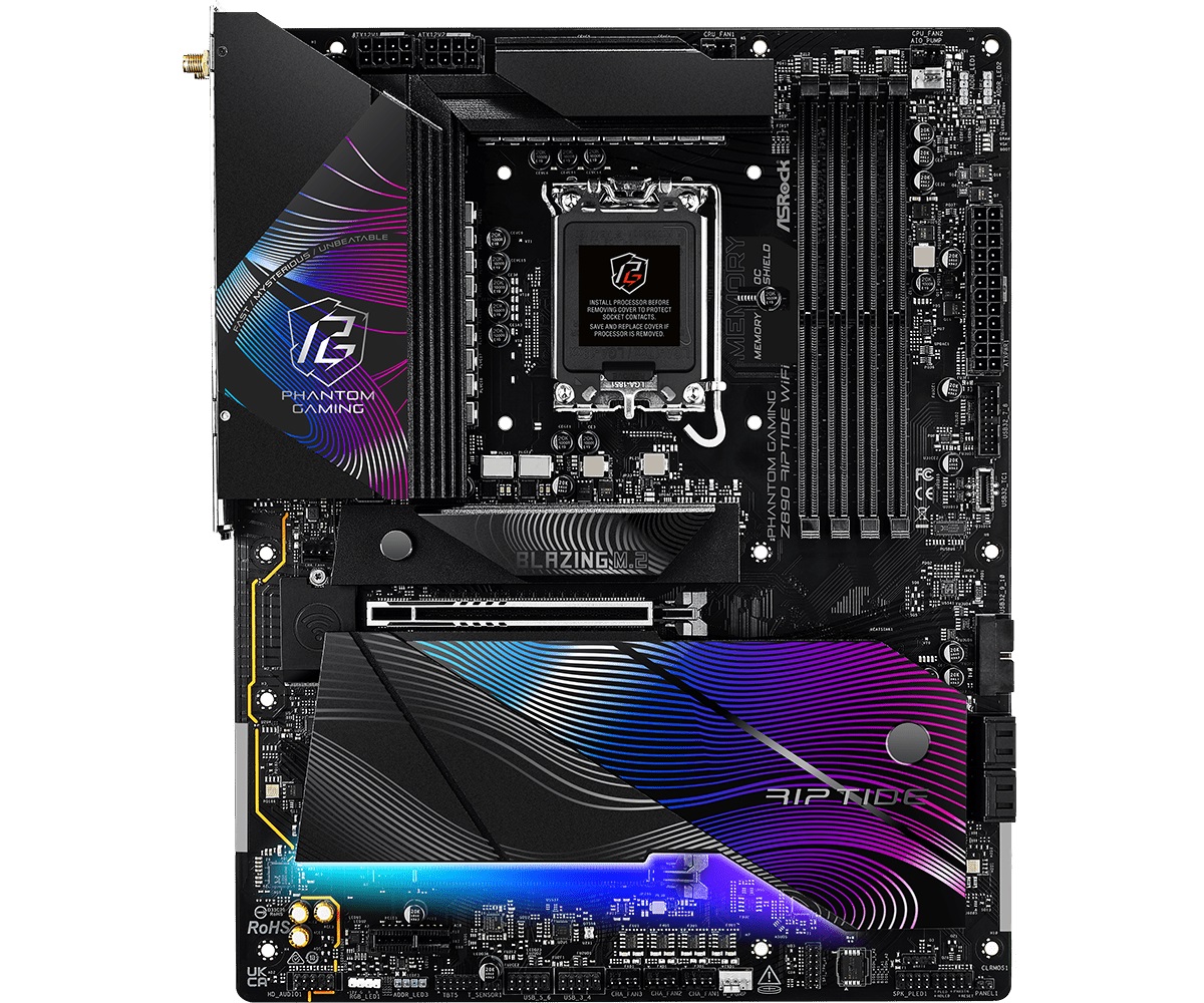 Материнська плата ASRock Z890 Riptide WiFi Socket 1851 | ARAGO