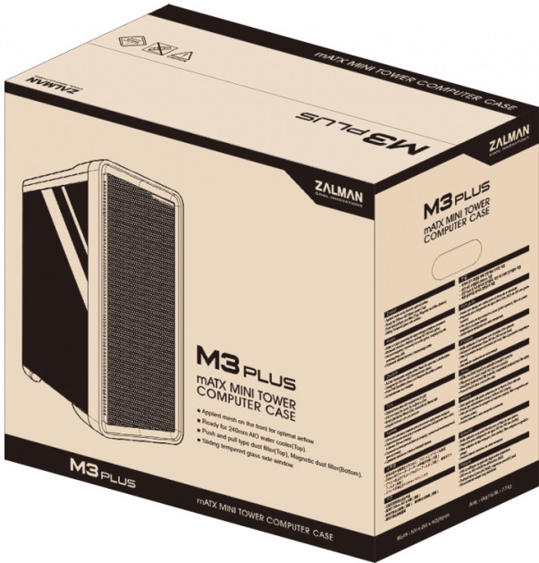 Корпус Zalman M3 Plus Black без БП | ARAGO