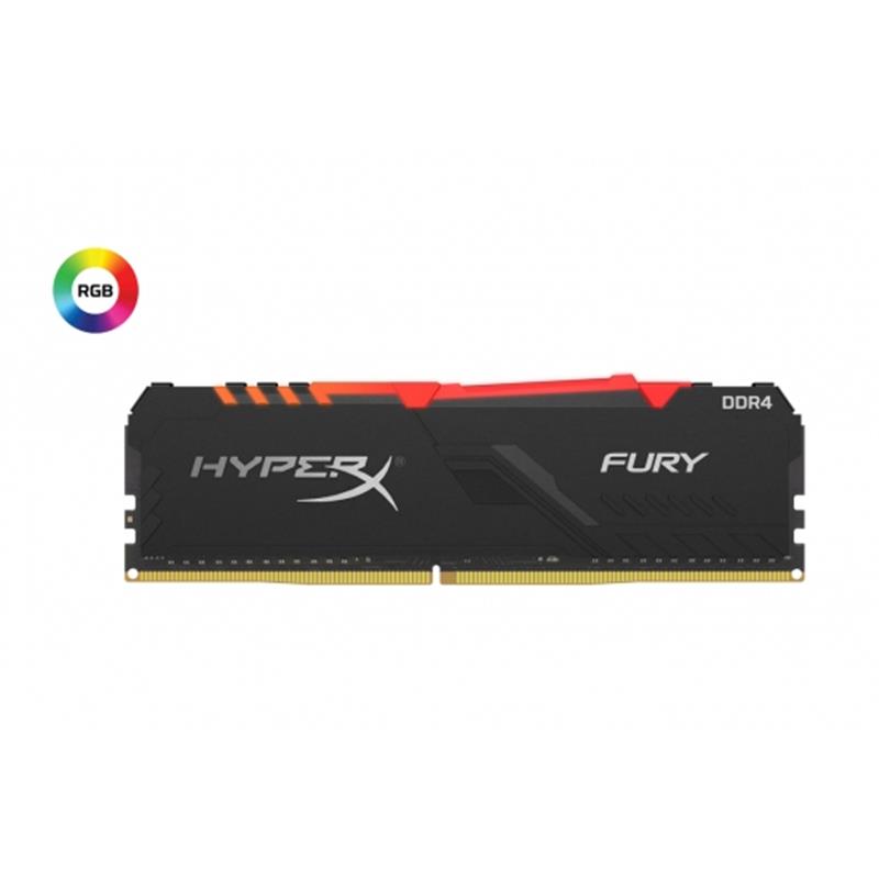 DDR4 2x32GB/3600 Kingston HyperX Fury RGB Black (HX436C18FB3AK2/64) | ARAGO