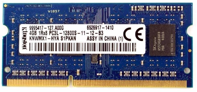 SO-DIMM 4GB/1600 DDR3L Kingston (KNWMX1-HYA) Refurbished | ARAGO