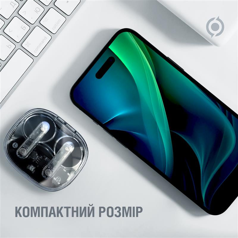 Bluetooth-гарнiтура Piko TWS-SimpleMe Black (1283126583438) | ARAGO
