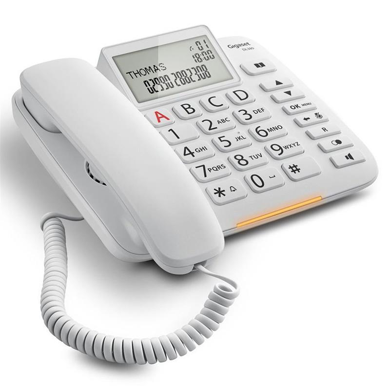Провiдний телефон Gigaset DL380 IM White (S30350S217R102) | ARAGO
