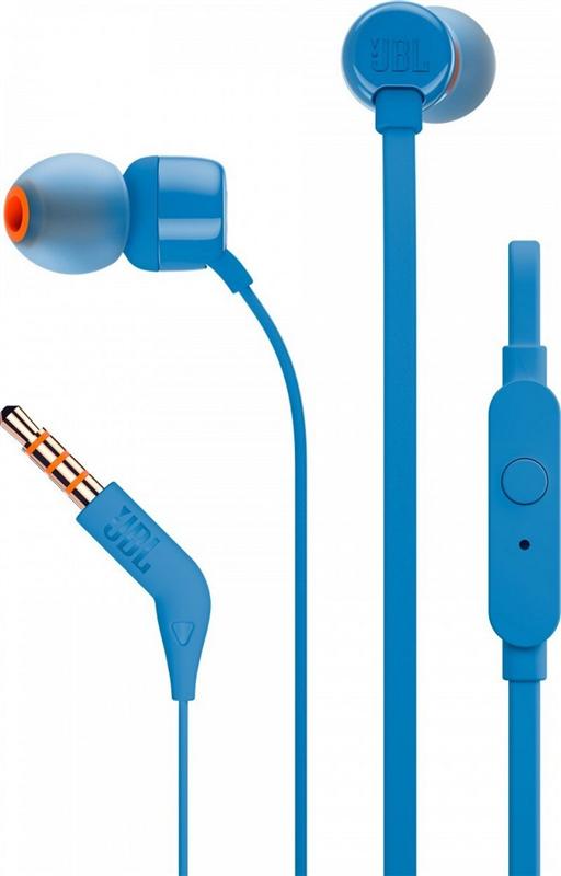 Гарнитура JBL T110 Blue (JBLT110BLU) | ARAGO