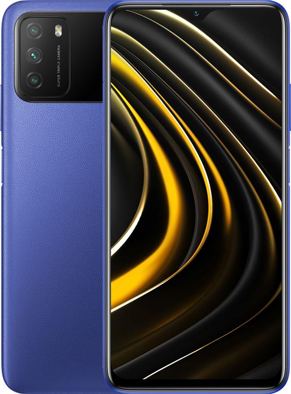 Смартфон Xiaomi Poco M3 4/128GB Dual Sim Cool Blue | ARAGO