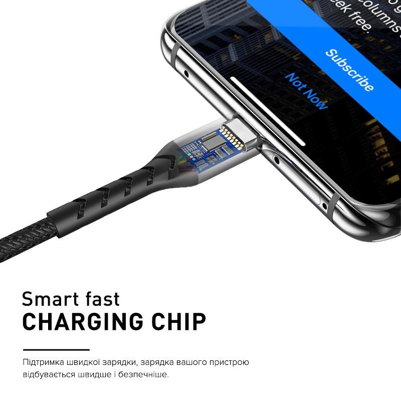 Кабель Luxe Cube Kevlar USB - micro USB (M/M), 1.2 м, білий (8886668686266) | ARAGO