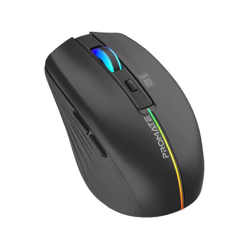 Миша бездротова Promate Kitt Black | ARAGO