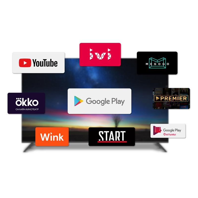 картинка Телевизор Haier 43 Smart TV MX Light (DH1U8SD00RU) от магазина Компания+
