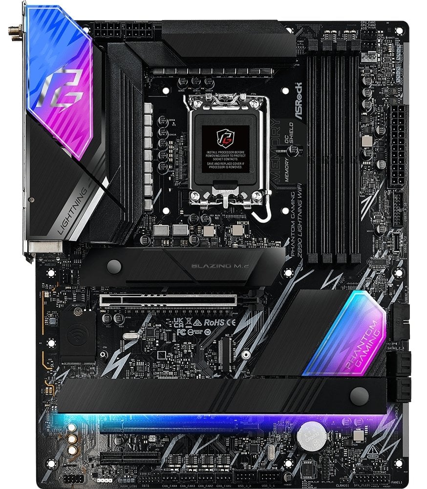 Материнська плата ASRock Z890 Lightning WiFi Socket 1851 | ARAGO