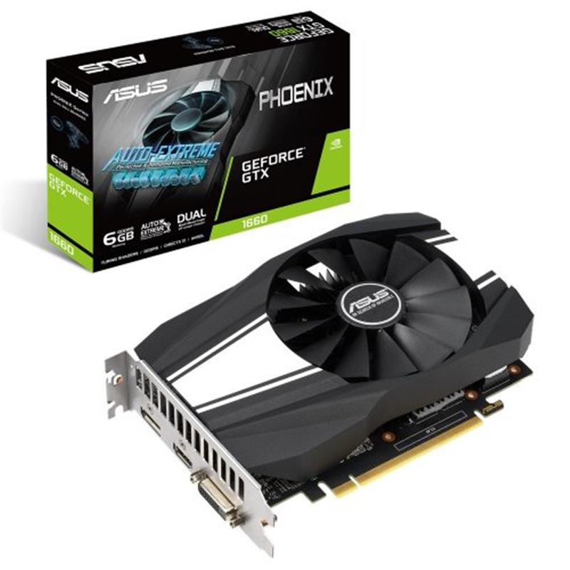 GF GTX 1660 6GB GDDR5 Phoenix Asus (PH-GTX1660-6G) | ARAGO