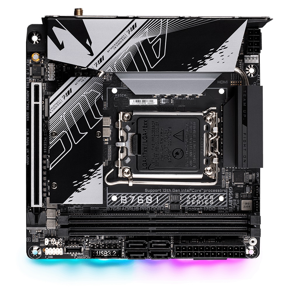 Материнська плата Gigabyte B760I Aorus Pro DDR4 Socket 1700 | ARAGO