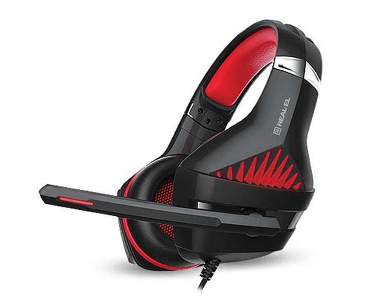 Гарнитура REAL-EL GDX-7600 Black/Red | ARAGO