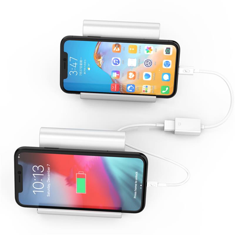Перехідник SkyDolphin OT01 Lightning - USB (M/F) White (ADPT-00028) | ARAGO