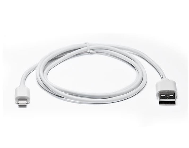 Кабель REAL-EL USB - Lightning (M/M), 1 м, білий (EL123500033) | ARAGO