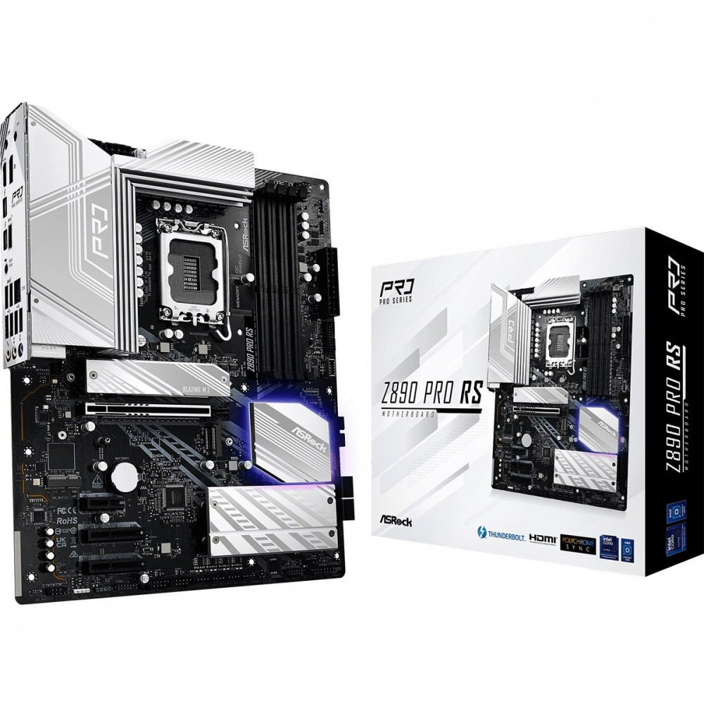 Материнська плата ASRock Z890 Pro RS Socket 1851 | ARAGO
