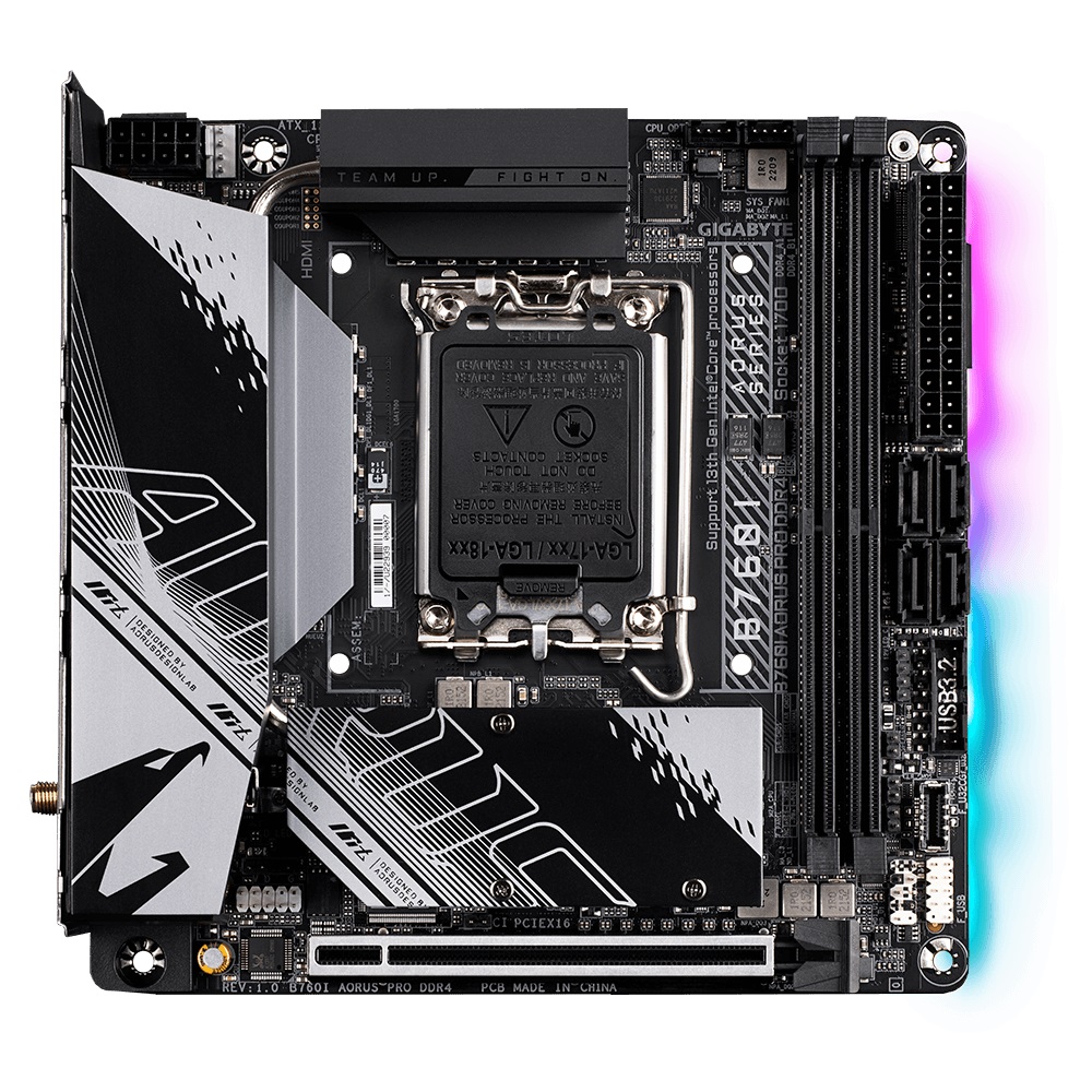 Материнська плата Gigabyte B760I Aorus Pro DDR4 Socket 1700 | ARAGO