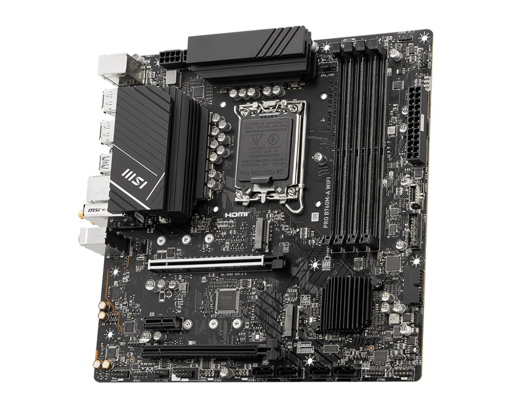 Материнська плата MSI Pro B760M-A WiFi Socket 1700 | ARAGO