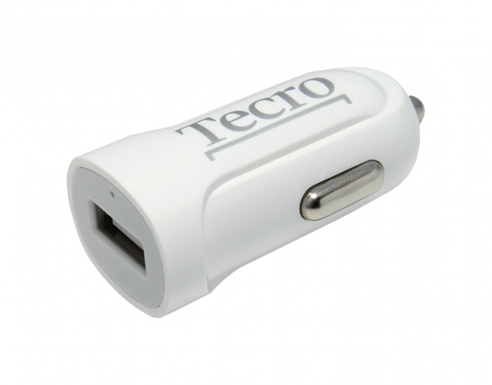 Автомобільний зарядний пристрій Tecro (1USBх2.1A) White (TCR-0121AW) | ARAGO