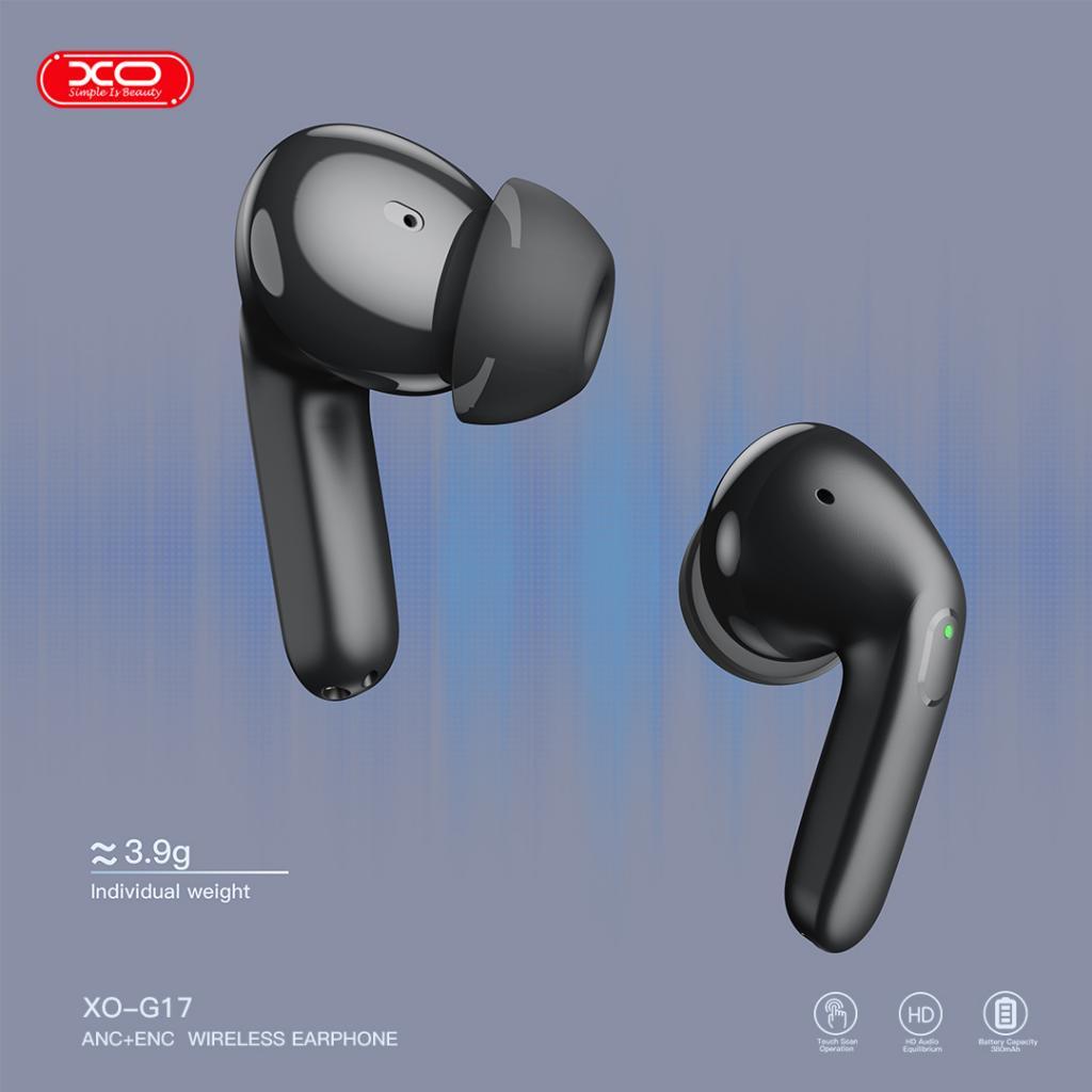 Bluetooth-гарнітура XO G17 TWS Black (XO-G17BK) | ARAGO