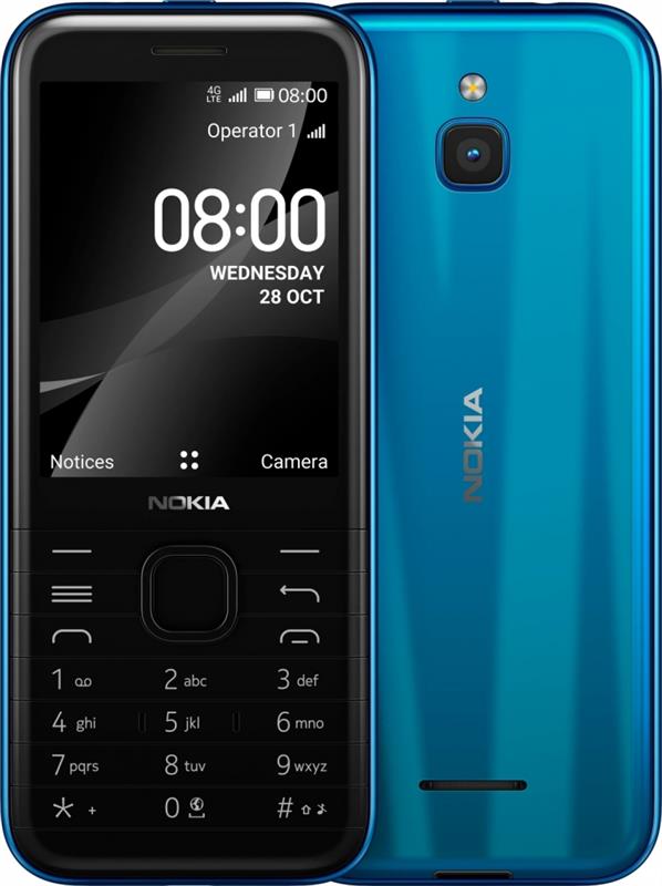 Мобильный телефон Nokia 8000 4G Dual Sim Blue | ARAGO