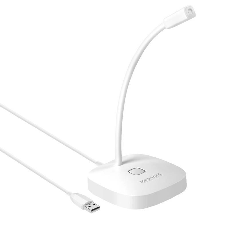 Мікрофон Promate ProMic-1 White | ARAGO