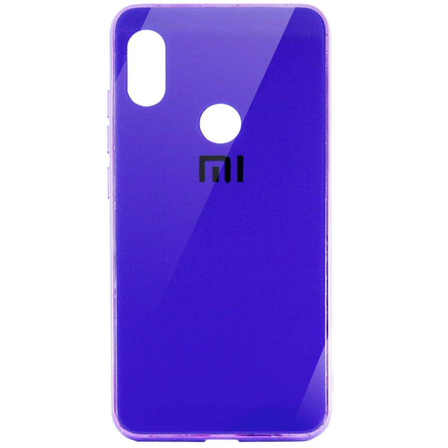 Силикон Glass Case Xiaomi Redmi Note 6 Pro фиолетовый | ARAGO