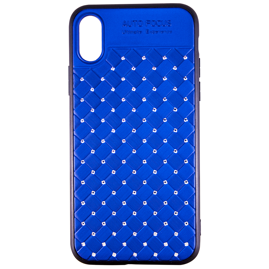 Силикон NETTING DIAMOND iPhone XR синий | ARAGO