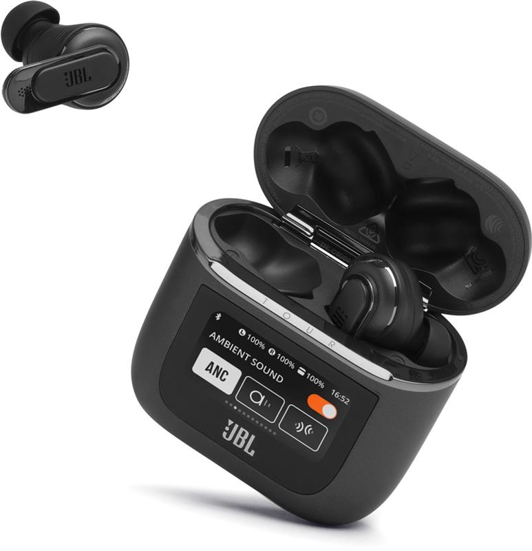 Bluetooth-гарнітура JBL Tour Pro 2 Black (JBLTOURPRO2BLK) | ARAGO
