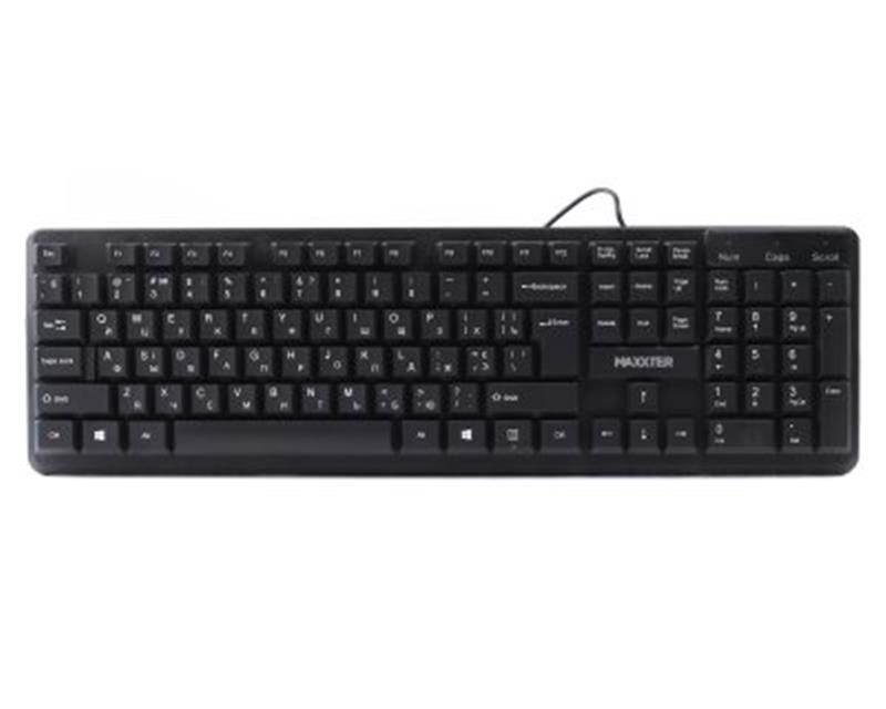 Клавiатура Maxxter KBM-U01-UA Black | ARAGO