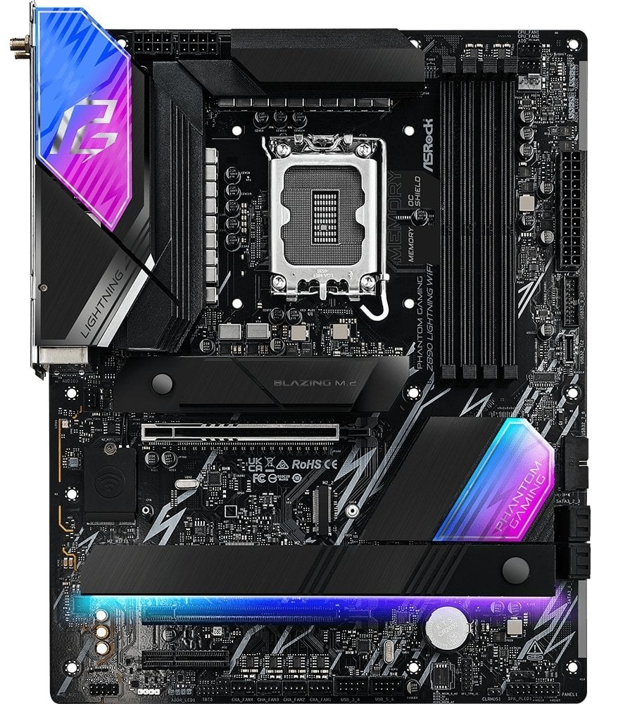 Материнська плата ASRock Z890 Lightning WiFi Socket 1851 | ARAGO